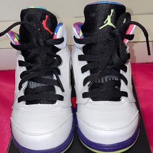 Air Jordan 5’s Alternate Bel-Airs; toddler size 9